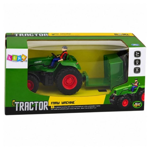 Traktor Rolniczy Zdalnie Sterowany RC Z Przyczepą Skrzyniową Rolnik 1:24
