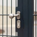 Gałka PSG ruchoma okrągła (63.419) ze stali nierdzewnej, z odsunięciem, szyld owalny