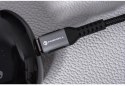 KABEL USB-C / USB-C Forcell F-Energy Cafule 200 cm 240 W 5A PD QC 4.0 CZARNY W OPLOCIE