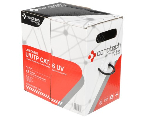 SKRĘTKA UTP/K6/100M/UV/CON 100 m CONOTECH