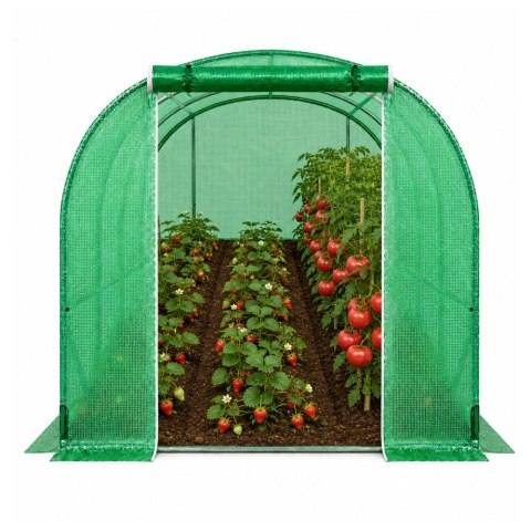 Tunel Ogrodowy Foliowy Szklarnia Na Warzywa PRO Stelaż 25MM 10x4x2M 40M²