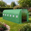 Tunel Ogrodowy Foliowy Szklarnia Na Warzywa PRO Stelaż 25MM 10x4x2M 40M²