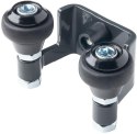 Uchwyt PSG 60.022.7016 42mm górny do bram przesuwnych (2 rolki) kolor antracytowy RAL7016