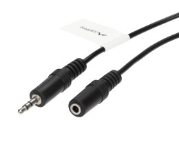 PRZEWÓD J-W3.5/J-G3.5/3MB Jack TRS 3.5 mm WTYK / Jack TRS 3.5 mm GNIAZDO 3 m Lanberg
