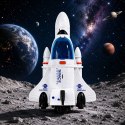 Prom Kosmiczny Wahadłowiec Figurka Kosmonauty Światła Dźwięki Efekt Dymny