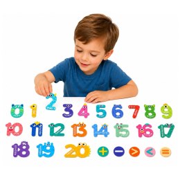 Puzzle Magnetyczne Działania i Liczby Działania Magnesy Edukacyjne 26 el.