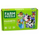 Puzzle Magnetyczne Zwierzęta Domowe Farma Magnesy Na Lodówkę Tablice 30 el.