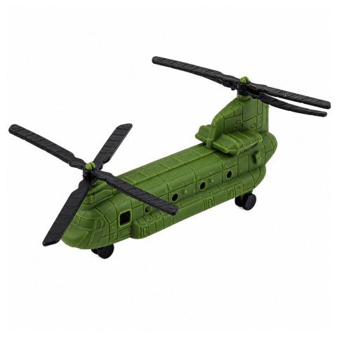 Zestaw Wojskowy Militarny Żołnierzyki Helikopter Pojazdy Baza 58 el.
