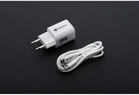 ŁADOWARKA SIECIOWA Forcell F-Energy GaN III VT-41 33 W 1x USB-C 1x 3.0 4.0