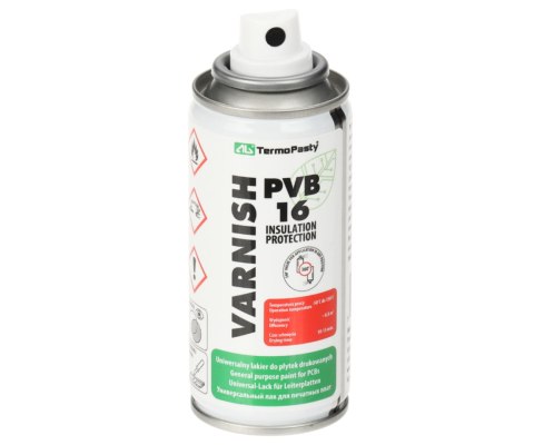 LAKIER PVB 16 VARNISH-PVB-16/100 SPRAY 100 ml AG TERMOPASTY