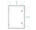 OBUDOWA HERMETYCZNA INDUSTRIAL/252X352X162/SR2/B/EPN 252 x 352 x 162 mm Elektro-Plast Nasielsk