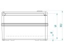OBUDOWA HERMETYCZNA INDUSTRIAL/252X352X162/SR2/B/EPN 252 x 352 x 162 mm Elektro-Plast Nasielsk