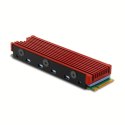 Radiator do dysków Axagon CLR-M2 aluminiowy pasywny M.2 2280 SSD