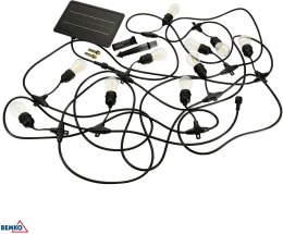 SOLARNA GIRLANDA OGRODOWA LED BEMKO SOLBEE 10SZT 10M IP65 C83-SOB-003BL-3K