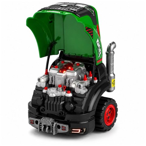 Traktor Do Rozkręcania Mały Majsterkowicz Światła Dźwięki Para Wodna