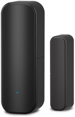 Czujnik magnetyczny otwarcia Drzwi Okna Kontaktron Czarny Wi-Fi TUYA
