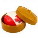 Gniotek Pierożek Dumpling Pieróg z Flagami Pachnący Piankowy Pudełko 8.5 cm