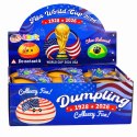 Gniotek Pierożek Dumpling Pieróg z Flagami Pachnący Piankowy Pudełko 8.5 cm