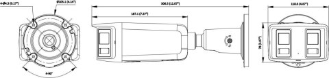 Kamera IP Hikvision DS-2CD2T87G3P-LIS2UY SL 180° O-STD