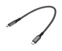 PRZEWÓD CHAR-CC-0.3M-4.0 USB-C/USB-C 0.3 m Delta Multimedia Delta Multimedia