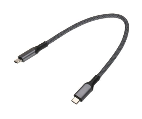 PRZEWÓD CHAR-CC-0.3M-4.0 USB-C/USB-C 0.3 m Delta Multimedia Delta Multimedia