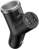 Baseus Y Type Car Charger ładowarka samochodowa 2x USB + 3.4A CCALL-YX01