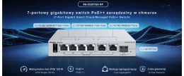 SWITCH POE RG-ES207GS-HP 4-PORTOWY + 2X UPLINK + 1X SFP REYEE