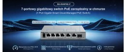 SWITCH POE RG-ES207GS-P 4-PORTOWY + 2X UPLINK + 1X SFP REYEE