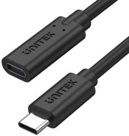 Przedłużacz Unitek C14086BK USB-C 10Gbps 4K PD 100W 1m