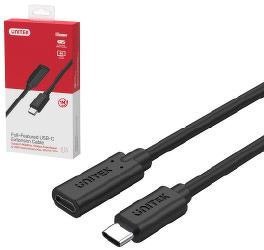Przedłużacz Unitek C14086BK USB-C 10Gbps 4K PD 100W 1m
