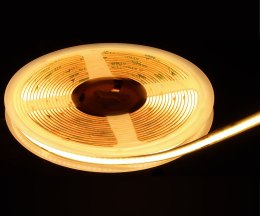 TAŚMA LED LED-COB-24V/8W-WW/5M-ECO - 3000 K MW Lighting