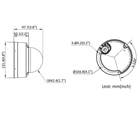 KAMERA WANDALOODPORNA IP DS-2CD1123G2-LIU(4MM)PL Smart Hybrid Light - 1080p Hikvision