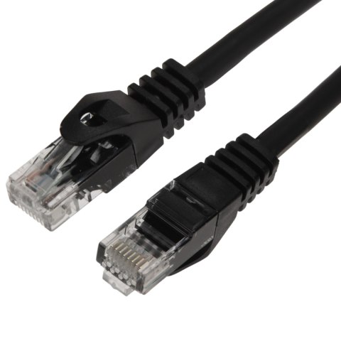 PATCHCORD RJ45/6/0.25-CU-BLACK 0.25 m Lanberg