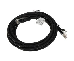 PATCHCORD RJ45/6/3.0-CU-BLACK 3.0 m Lanberg