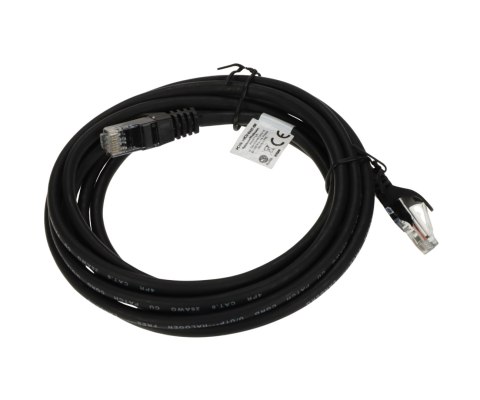 PATCHCORD RJ45/6/3.0-CU-BLACK 3.0 m Lanberg