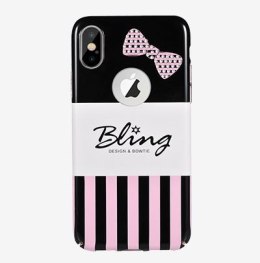 Etui X-FITTED crystal bling secret IPHONE X strip P8ZST