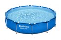 Basen Stelażowy Steel Pro 366x76 Okrągły BESTWAY 3w1 + Pompa Filtr