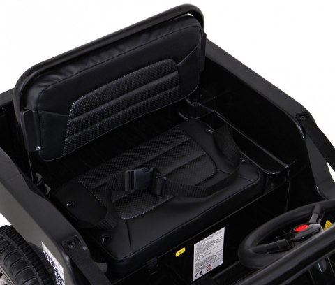 Autko Wojskowe Retro dla dzieci Czarny + Napęd 4x4