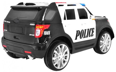 Auto SUV Police na akumulator dla dzieci + Syreny + Światła + Megafon + Pilot