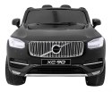 Volvo XC90 - SUV na akumulator dla dzieci Czarny + Pilot + Bagażnik + EVA
