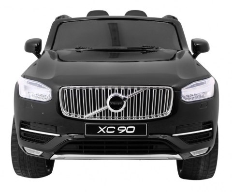 Volvo XC90 - SUV na akumulator dla dzieci Czarny + Pilot + Bagażnik + EVA