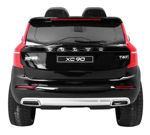 Volvo XC90 - SUV na akumulator dla dzieci Czarny + Pilot + Bagażnik + EVA