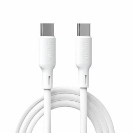 Kabel 5A 100W 1,2m USB-C - USB-C VIDVIE CB493 biały