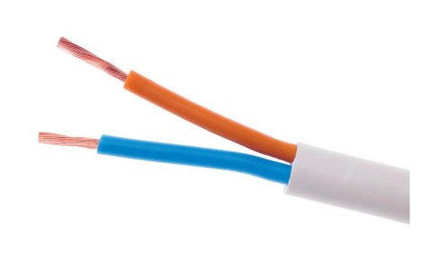 Przewód elektryczny linka H03VV-F OMY 2x1mm2 300V ELEKTROKABEL biały 100m
