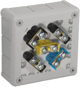 Puszka natynkowa z zaciskami 12 wlotów VIPLAST VP-51 SZARA IP55 118x118x46mm 051-53