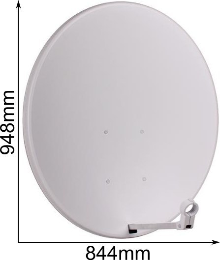 CZASZA ANTENA 90 CM JASNA (COR-900SAE-J); 7581